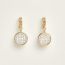 Quadrige earrings, orfèvre jaune or/blanc, no stock