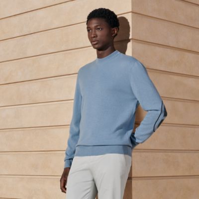 Light blue discount crew neck sweater