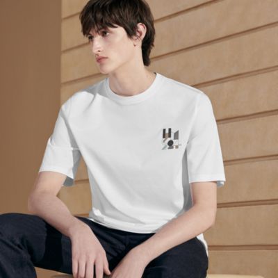 ポロシャツ ボタン付 H刺繍 | Hermès - エルメス-公式サイト