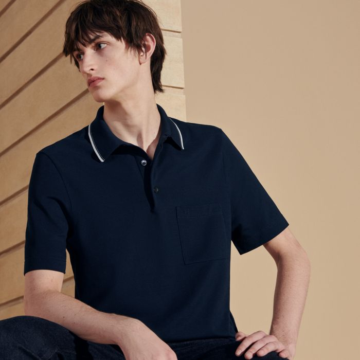 Polo shirt with pocket | Hermès USA