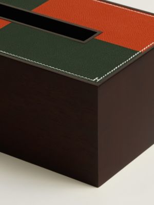 ティッシュケース 《プレイヤード・アン・カザック》 レクタンギュラー GM ダミエ, イメージ: 詳細図, detail, ビュー2の2