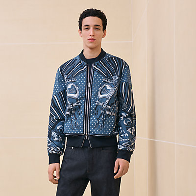 Jacket with leather detail | Hermès USA|テーラードジャケット Jacket with leather detail | Hermès USA|テーラードジャケット