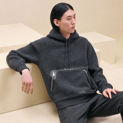 2023秋冬 HERMES ハイネック ベスト ジャケット セリエ ダウン 淡い ジレ