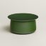 Hemisphere box, small model, vert de chrome