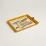 Atrium Selle de Voyage tray, small model, jaune ocre