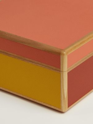 Amalthee Tricolore watch and cufflink box, large model, View: Detail, detail, view 5 of 7