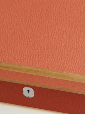 Amalthee Tricolore watch and cufflink box, large model, View: Detail, detail, view 6 of 7