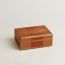 Amalthee H Milleraies ring box, small model, fauve