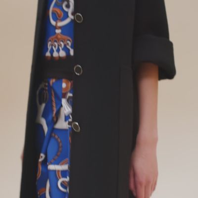 Cashmere wrap coat | Hermès Belgium