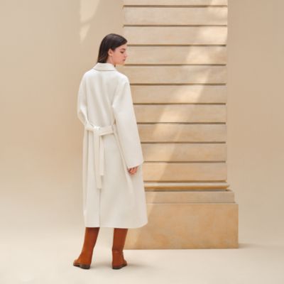 Cashmere wrap coat