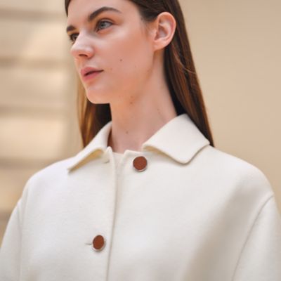 Cashmere wrap coat