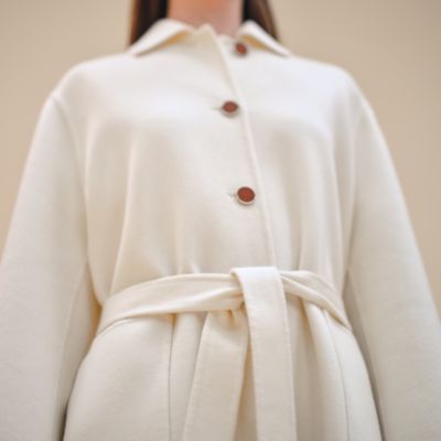 Cashmere wrap coat