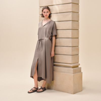 "Mosaique" belted caftan