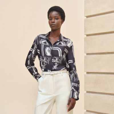 Tシャツ 《カルトゥッシュ》 | Hermès - エルメス-公式サイト