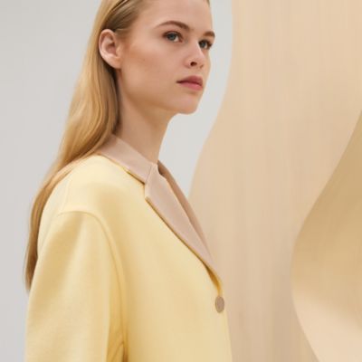 Supple cashmere coat
