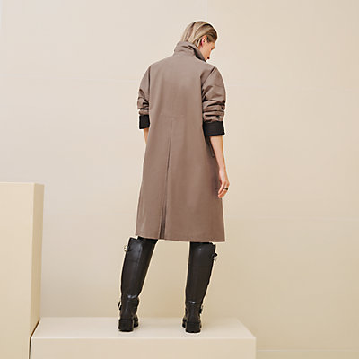 HERMES ウールコート グレー(グレー(灰色)系 HERMES(エルメス HERMES ウールコート グレー(グレー(灰色)系 HERMES(エルメス