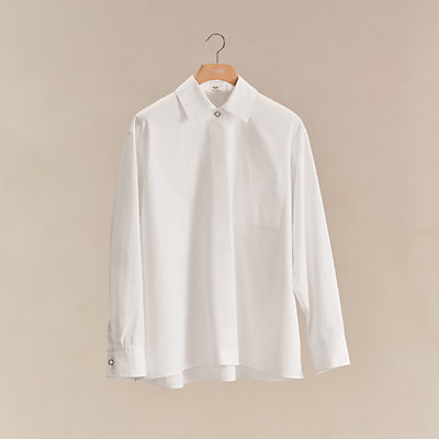 Embroidered pocket t-shirt | Hermès USA Embroidered pocket t-shirt | Hermès USA