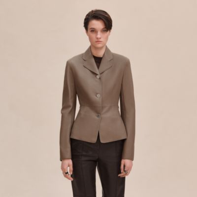 Leather - Hermès Women's Coats and Jackets | Hermès USA