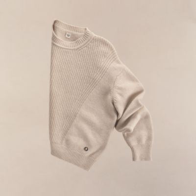 Cashmere long-sleeve sweater
