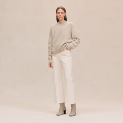 Cashmere long-sleeve sweater