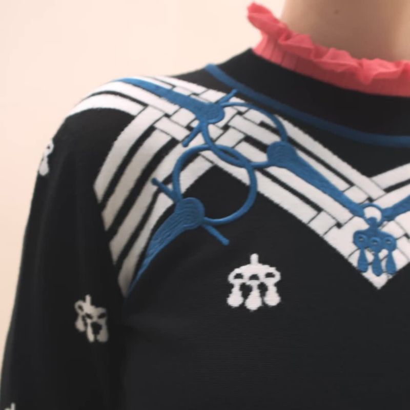し*え様 極美品　HERMES エルメス　Mors de Selle セーター し*え様 極美品 HERMES エルメス Mors de Selle セーター - メルカリ