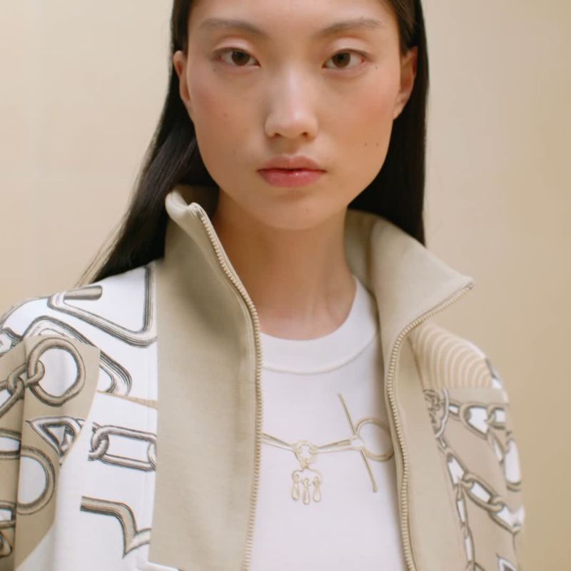 〈お洒落で♪〉HERMES Effet Kaleidoscope ブルゾン Effet Kaleidoscope