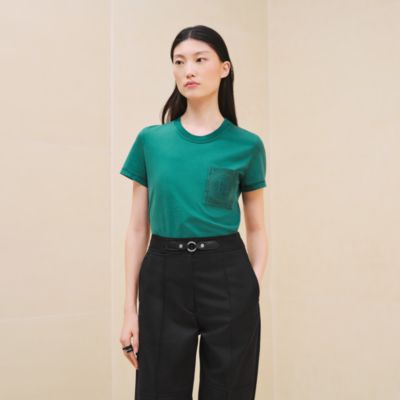 Tシャツ 刺繍入りポケット | Hermès - エルメス-公式サイト