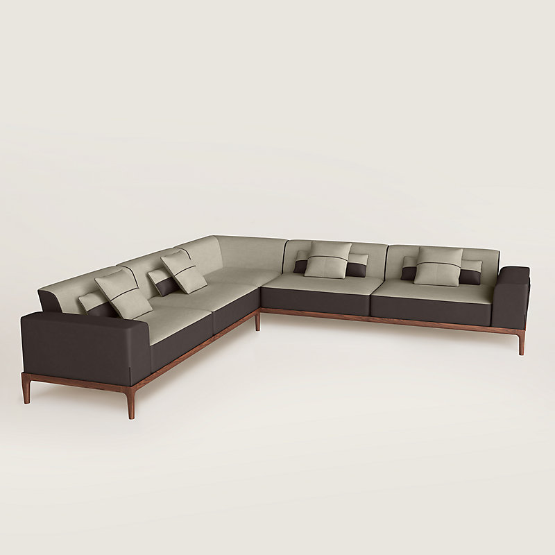 5-Sitzer-Ecksofa Sellier