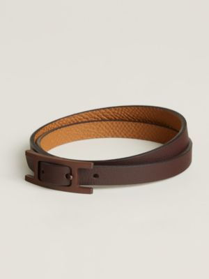 Bracelet Behapi Double Tour So Brown