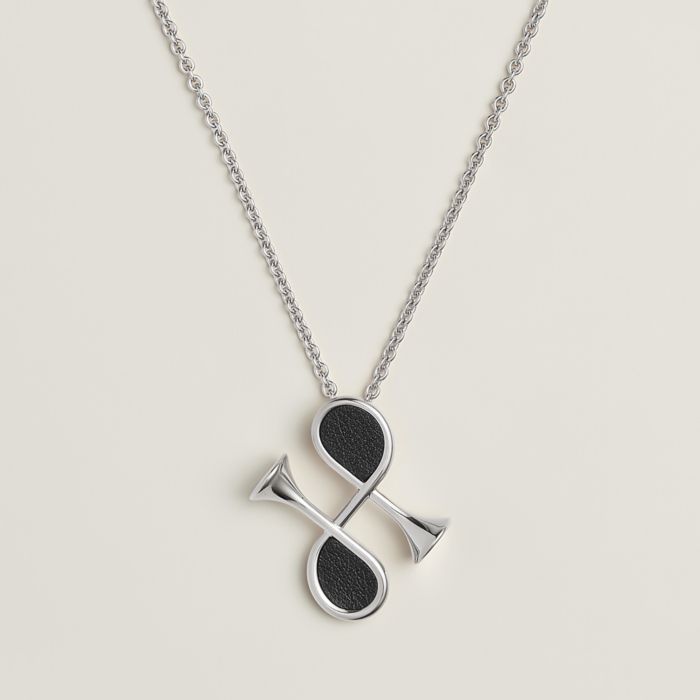 Louis Vuitton Monogram Bold Necklace, Silver, One Size