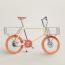 Odyssee Terre compact carrier bike, pedal, with baskets, capucine, no stock