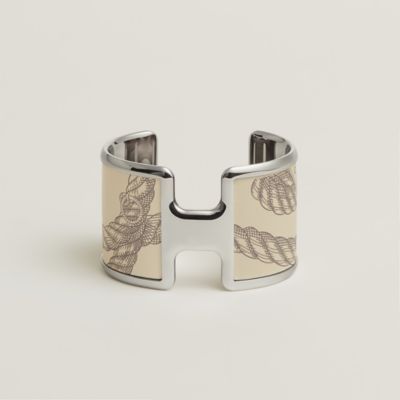 HERMES Mors Scarf 90 Silver Palladium Ring – Fashion Reloved
