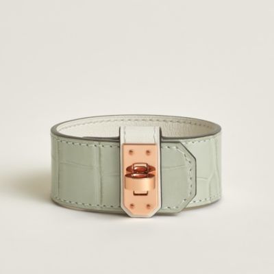 HERMES エルメス ケリードッグ ブレスレット グレー シルバー HERMES エルメス アクセサリー ケリーブレスレット シルバー