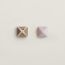 Medor Gaine earrings, small model, mauve pâle