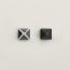 Medor Gaine earrings, small model, noir