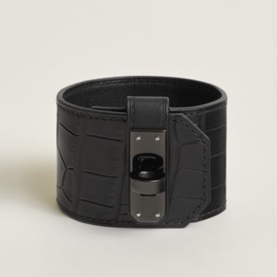 HERMES ケリードッグ　バングル　レザー　ブラック エルメス][HERMES]ケリー・ドッグ レザーブレスレット - YouTube