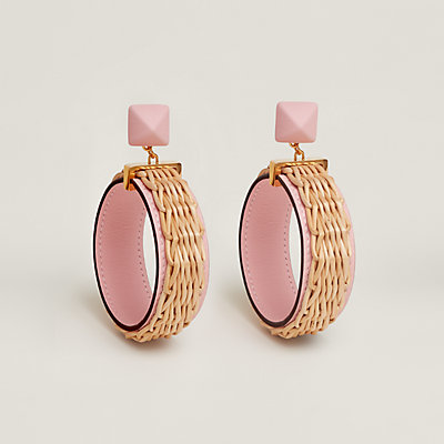 ピンク - レディス, ファッションジュエリー, ピアス | Hermès - エルメス-公式サイト ピンク - レディス, ファッションジュエリー, ピアス | Hermès - エルメス-公式サイト