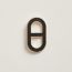 Chaine d'Ancre brooch, noir