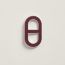 Chaine d'Ancre brooch, bordeaux