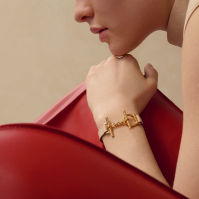 【Hermes】Croisiere Simple Tour bracelet Rose Gold◆国内発送 croisiere-simple-tour-bracelet