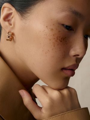 Olympe earrings, small model, View: Worn, worn, view 2 of 2