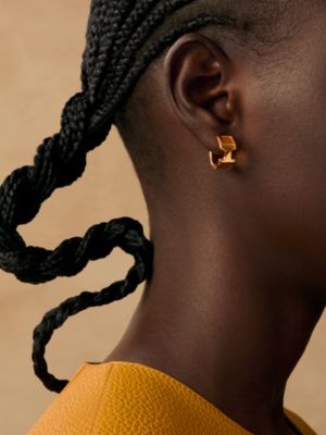 Olympe earrings, small model, View: Worn, worn, view 2 of 2