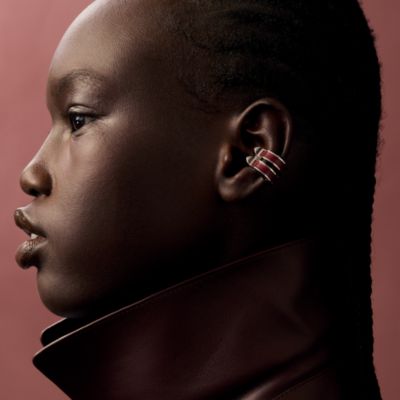 レッド - レディス, ファッションジュエリー, ピアス | Hermès