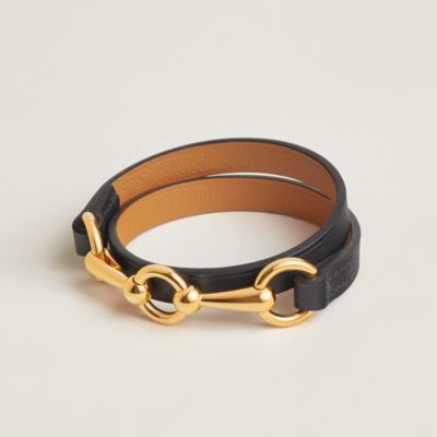 Sellier bangle - Black | Hermès USA