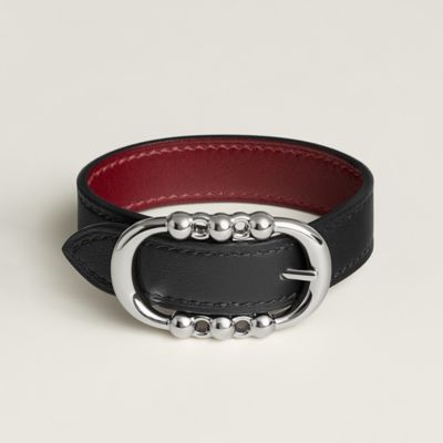 レザー - レッド - レディス, ファッションジュエリー, ブレスレット