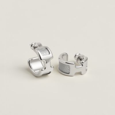 Olympe earrings, small model - Red | Hermès USA