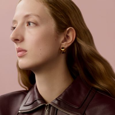 ブラック - レディス, ファッションジュエリー, ピアス | Hermès