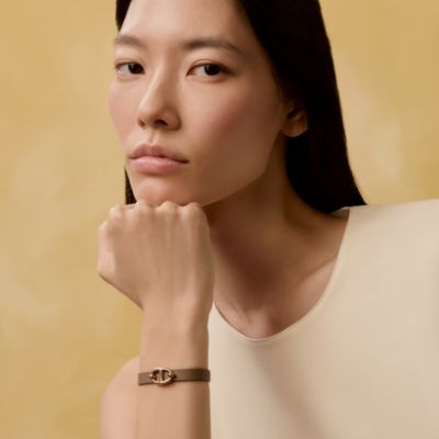 Beige/Natural - Leather - Hermès Bracelets for Women | Hermès USA