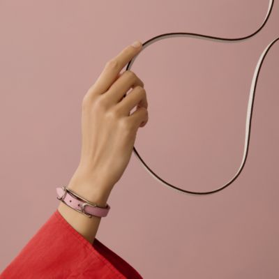 レザー - オレンジ - レディス, ファッションジュエリー, ブレスレット