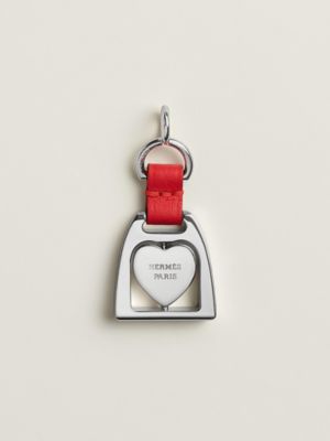 Les Curiosites Coeur Etrier pendant charm , View: Back, back, view 5 of 8